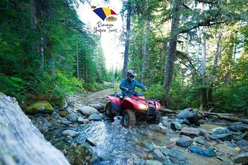 Triumph Arch, Paltinu Dam, Doftana, Small Group ATV Tour