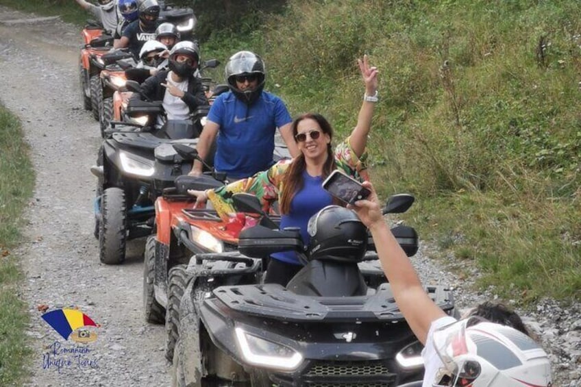 Triumph Arch, Paltinu Dam, Doftana, Small Group ATV Tour