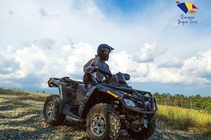 Triumph Arch, Paltinu Dam, Doftana, Small Group quad bike Tour