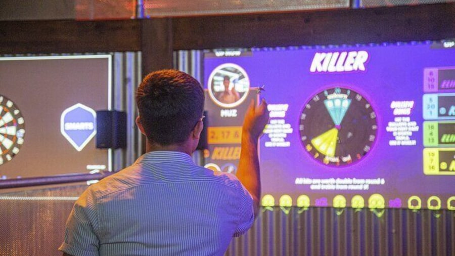 60-minute Augmented Reality Darts