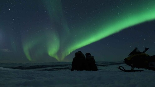 Enjoy the Aurora Show on top of the mountain inc tipi dinner