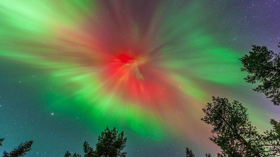 Enjoy the Aurora Show on top of the mountain inc tipi dinner