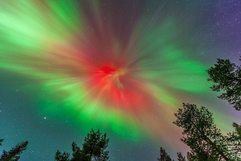 Enjoy the Aurora Show on top of the mountain inc tipi dinner