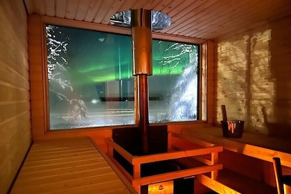 Private Wooden Heated Sauna and Ice Swimming