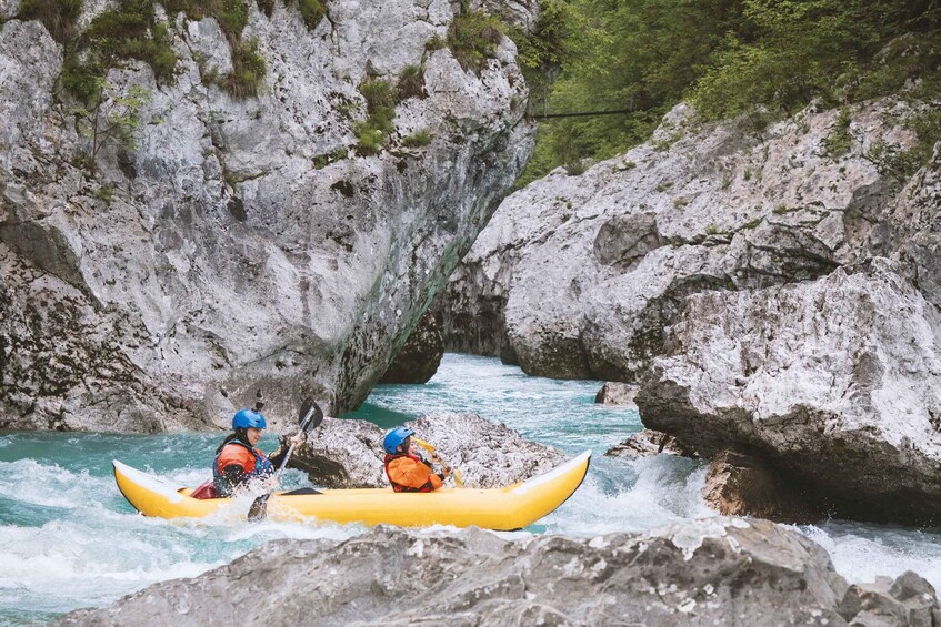 Picture 5 for Activity Bovec: Soča river "Double Ducky" kayak adventure