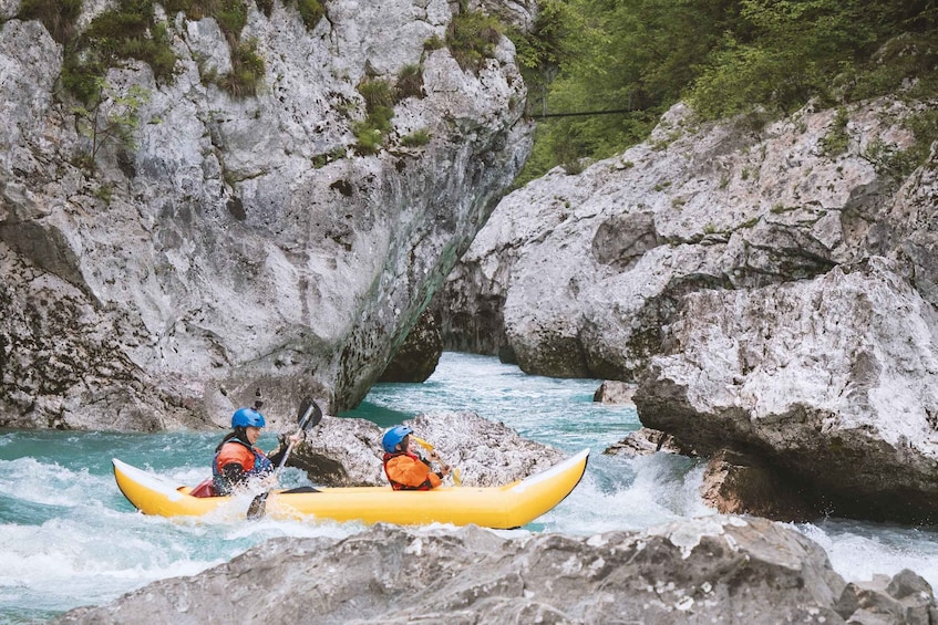 Picture 5 for Activity Bovec: Soča river "Double Ducky" kayak adventure