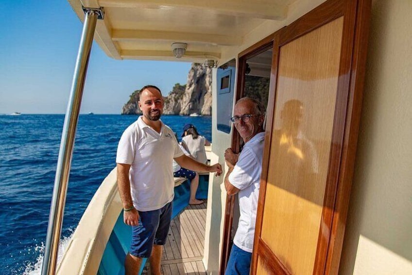 Shared Capri Tour Boat Ride Lunch and Snorkeling