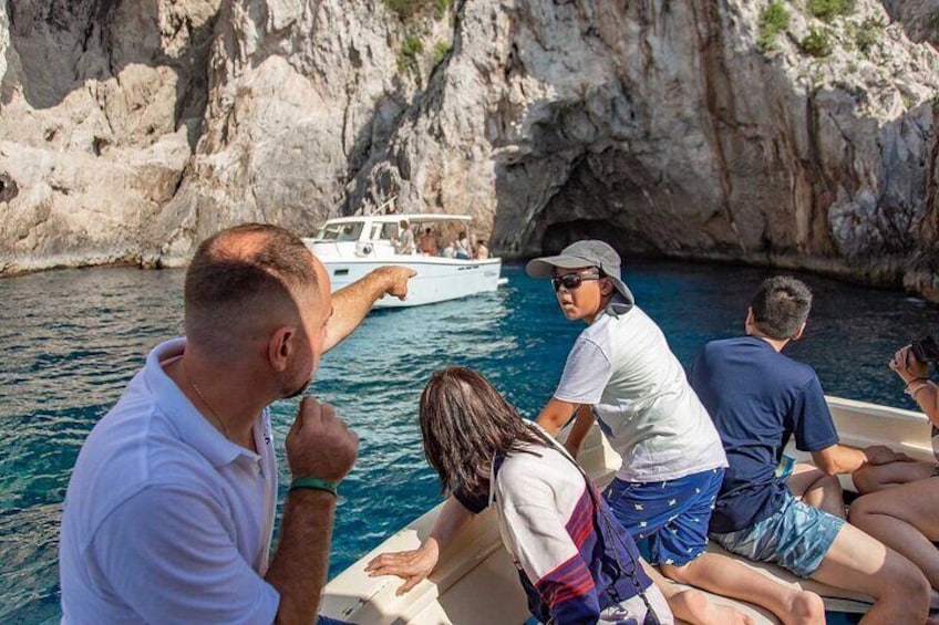 Shared Capri Tour Boat Ride Lunch and Snorkeling