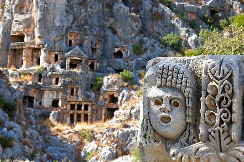 Demre Myra Tour with Kekova Sunken City Boat Trip From Kemer