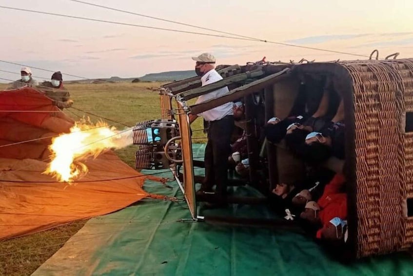 Picture 7 for Activity Maasai Mara: Hot Air Balloon Safari & Champagne Breakfast