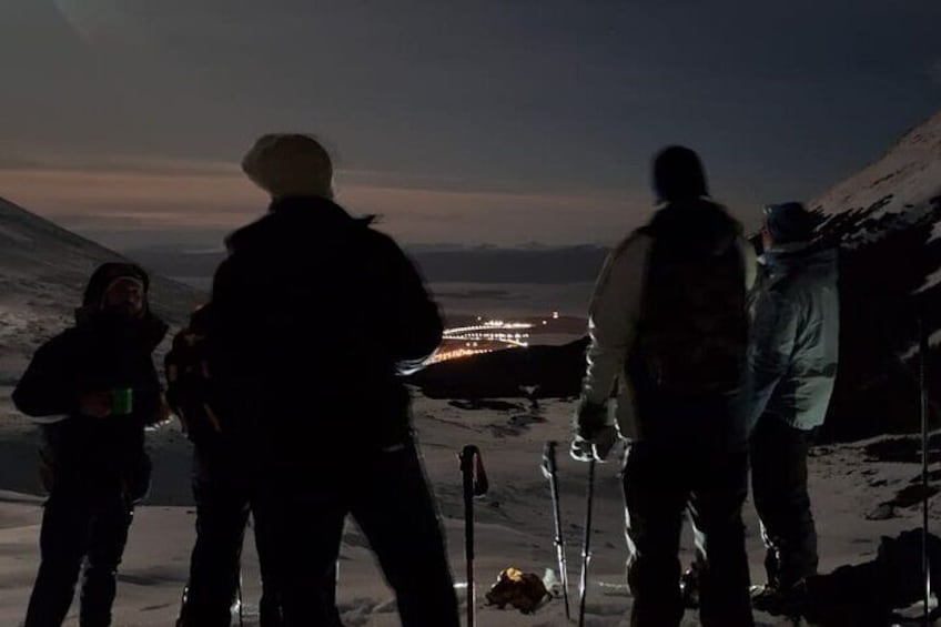 Trekking to the Martial Glacier at Night with Regional Tastings