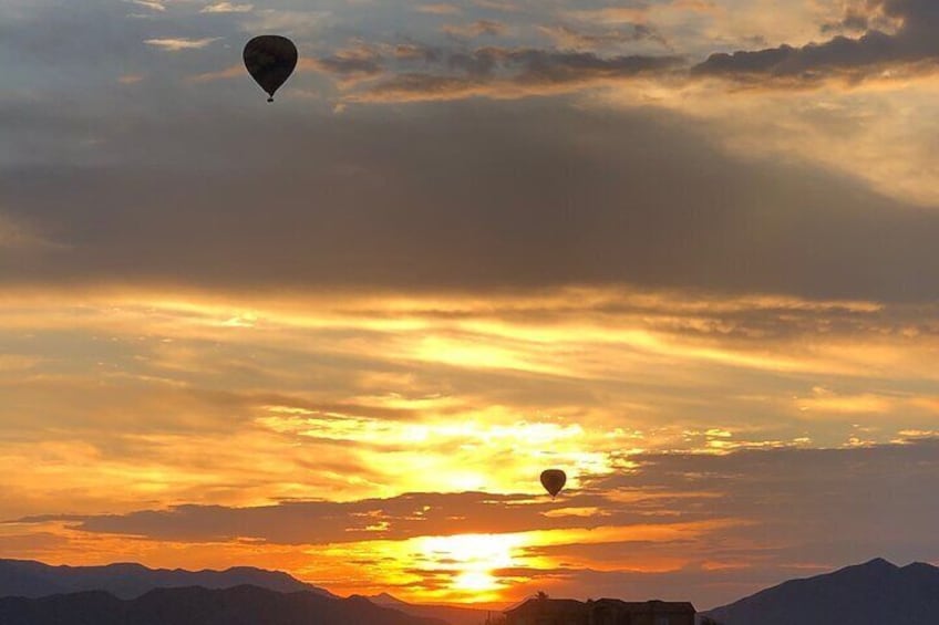 Sunset Desert Hot Air Balloon Ride Phoenix 