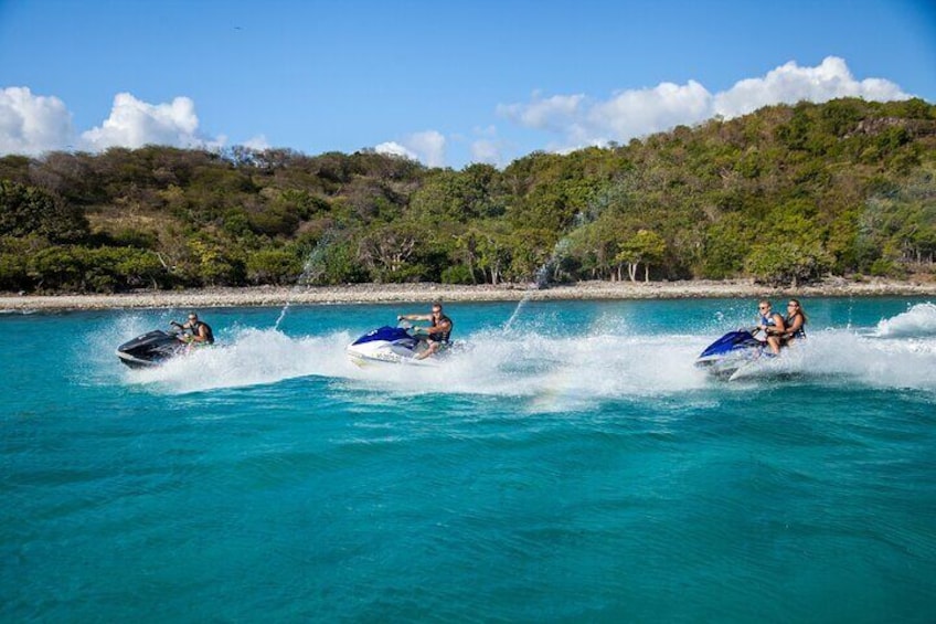1-Hour Guided Jet Ski Tour in St. Thomas