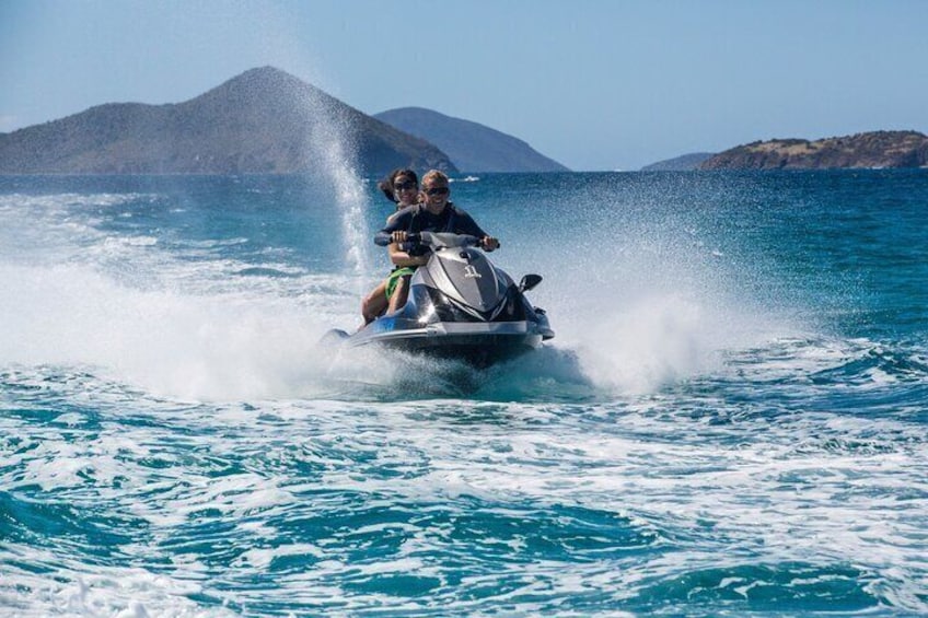 1-Hour Guided Jet Ski Tour in St. Thomas