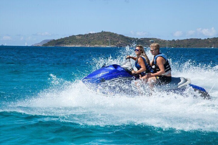1-Hour Guided Jet Ski Tour in St. Thomas