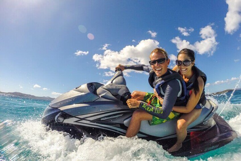 1-Hour Guided Jet Ski Tour in St. Thomas