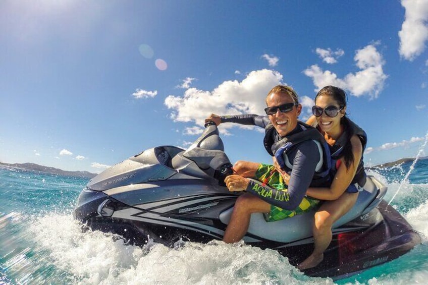 1-Hour Guided Jet Ski Tour in St. Thomas