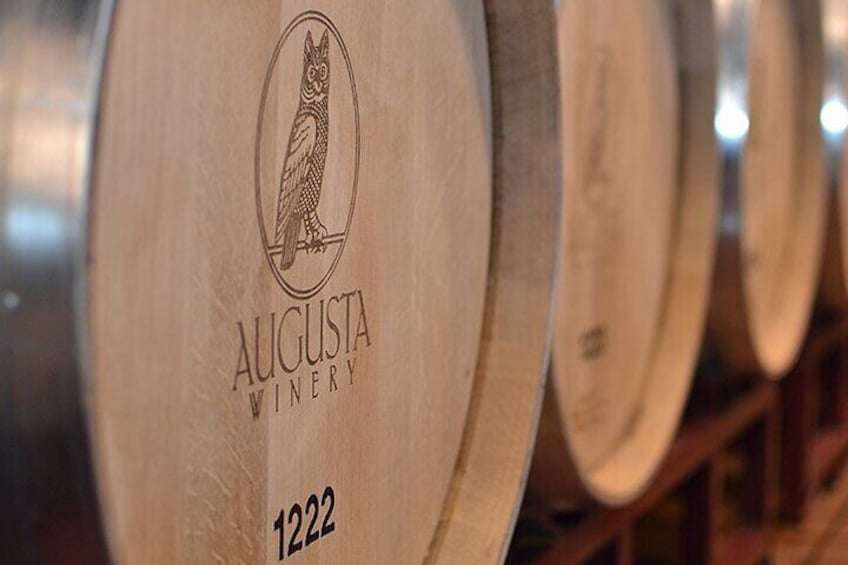 Augusta Winery aging cellars