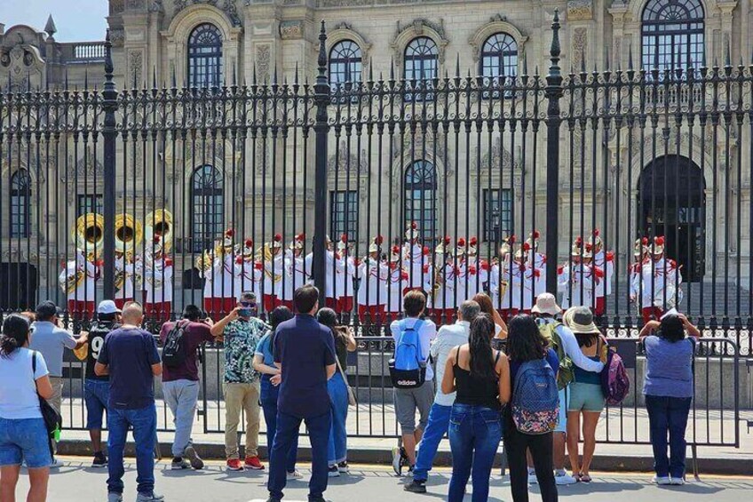 Changing of the guard show.