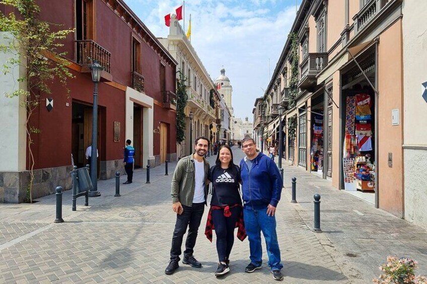 Lima colonial street.
