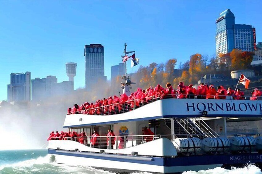 Niagara Falls Boat Cruise (summer, approximately May to December)