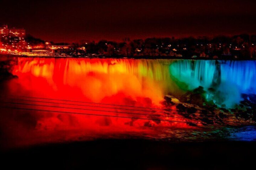 American Falls in the night