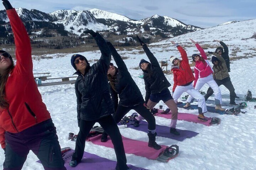 Snowga - Snowshoe and Yoga in Park City's Winter Wonderland