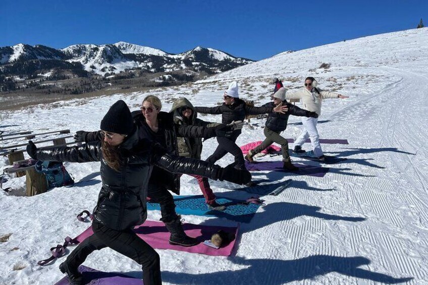 Snowga - Snowshoe and Yoga in Park City's Winter Wonderland