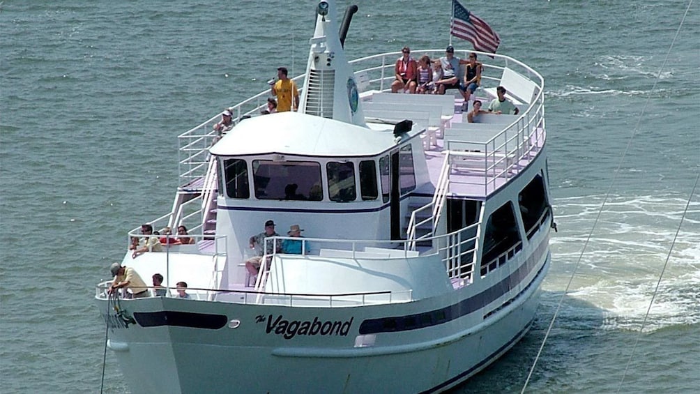 Boat view for the Ocean Dolphin Cruise in Hilton Head, SC