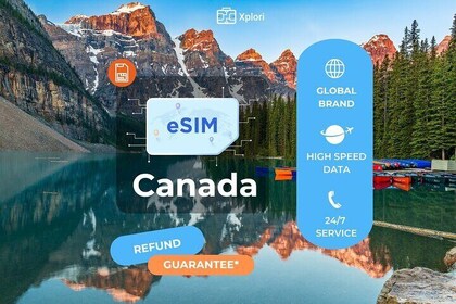 Canada eSIM (3 to 30 Days. Up To 20GB of data)