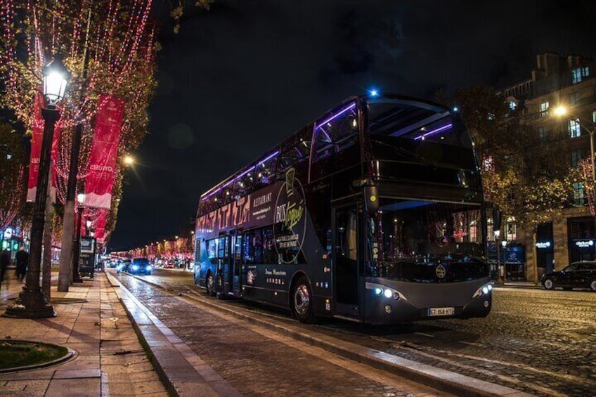 Bus Toqué Champs-Elysées PARIS BY NIGHT VIN