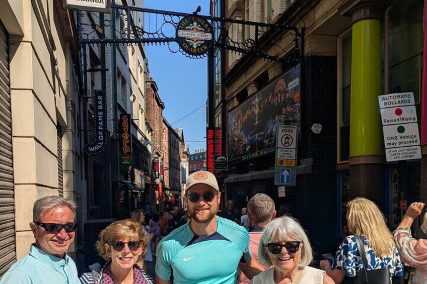 The iconic Mathew Street.