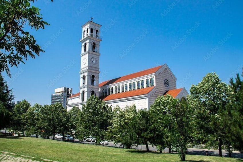Mother Theresa Cathedral - The Cathedral of Saint Mother Teresa in Pristina is a Roman Catholic cathedra