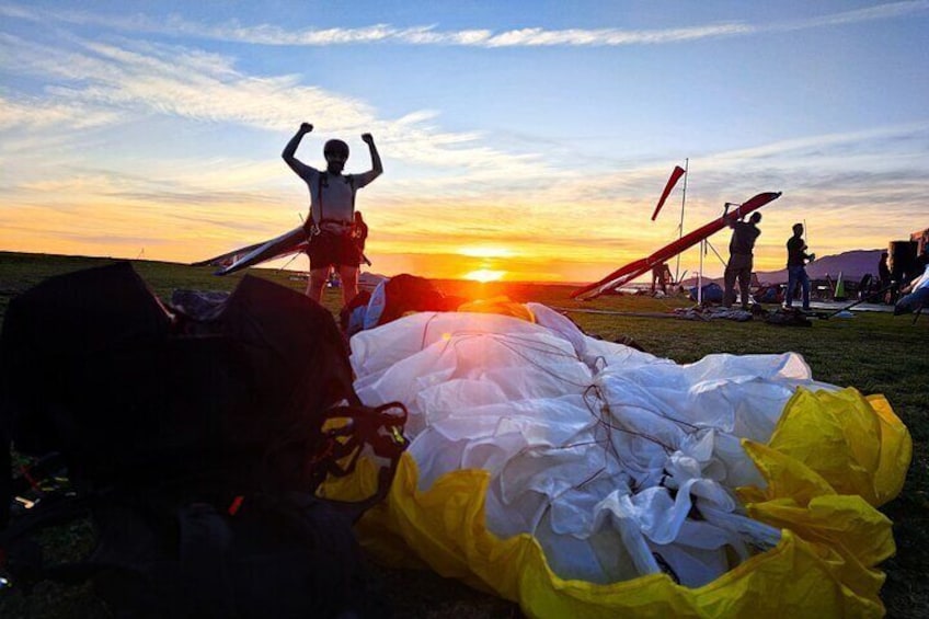 Paragliding Tandem Flight in San Bernardino California 