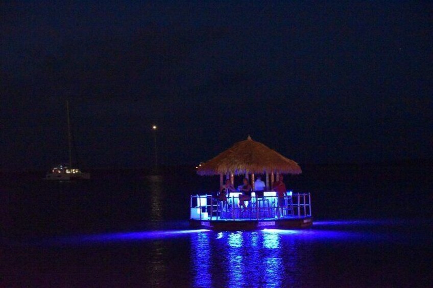 Stars out and water was glass
