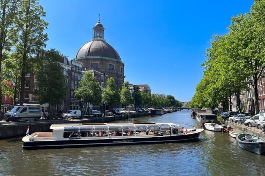 Canal Cruise & Keukenhof Ticket with shuttle bus in Amsterdam