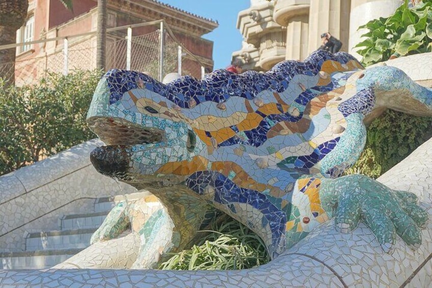 Park Güell mosaic salamander