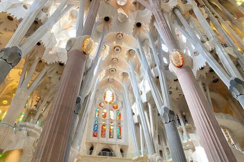 Central nave of the Sagrada Familia