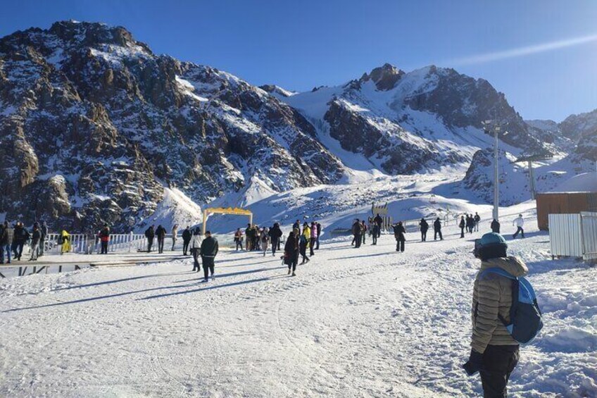 Private high mountain ice rink Medeo and ski resort Shymbulak tour