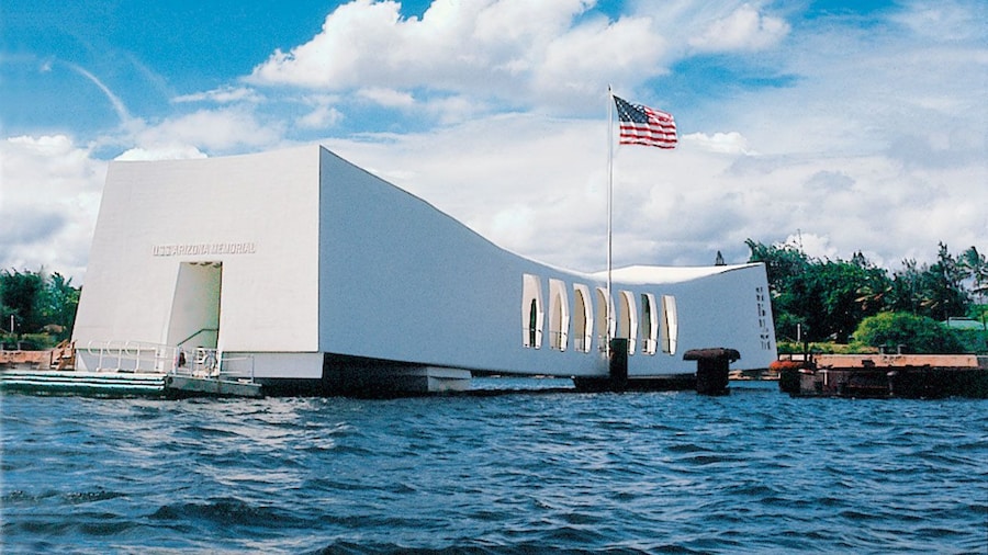 Pearl Harbor memorial in Oahu