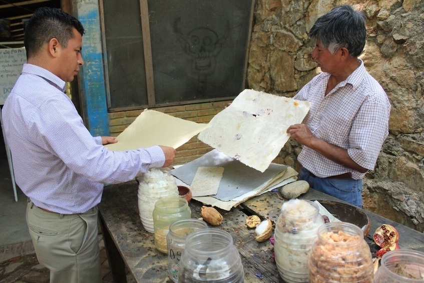 From Oaxaca: Quesillo and Paper.