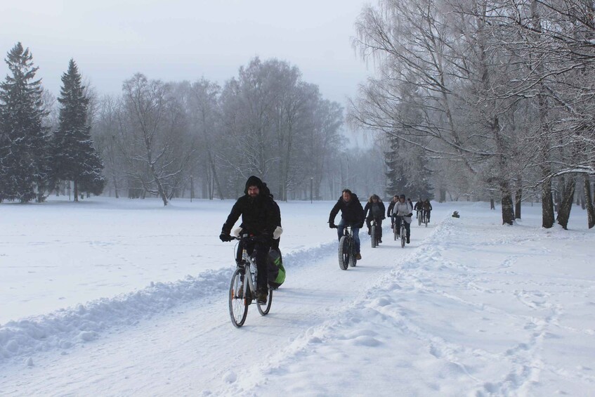 Picture 7 for Activity Tallinn Winter Bike Tour with Coffee Stop