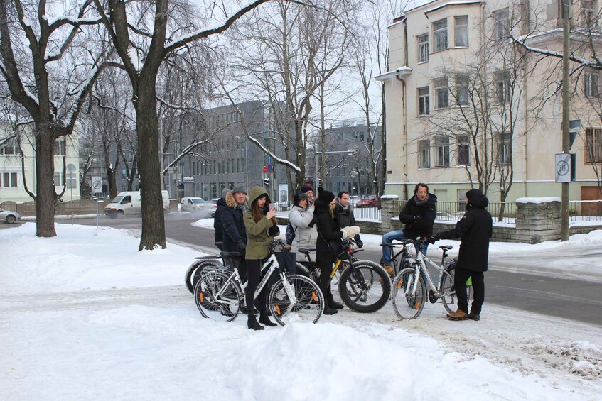 Picture 8 for Activity Tallinn Winter Bike Tour with Coffee Stop