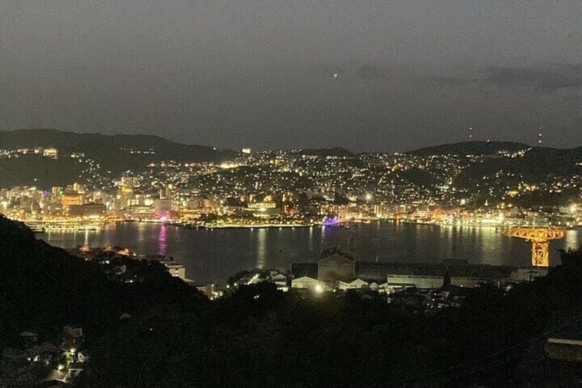 Inasayama in Nagasaki City has one of the top 3 night views in the world.
