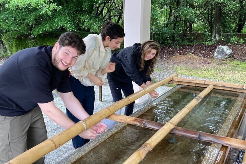 A shinto blessing at a shrine is always included.