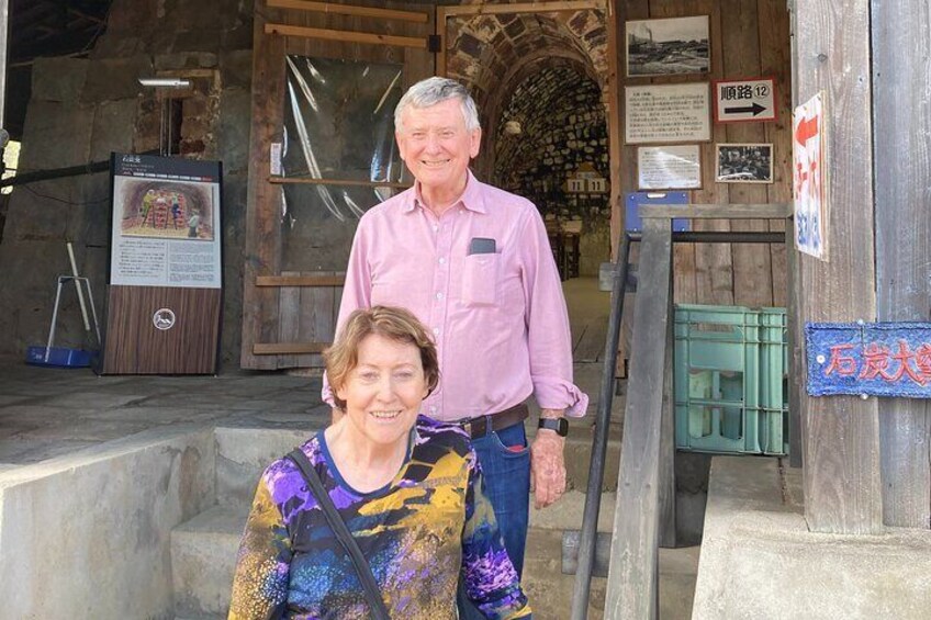 Checking out the old kilns at Shidayaki Ceramic Museum