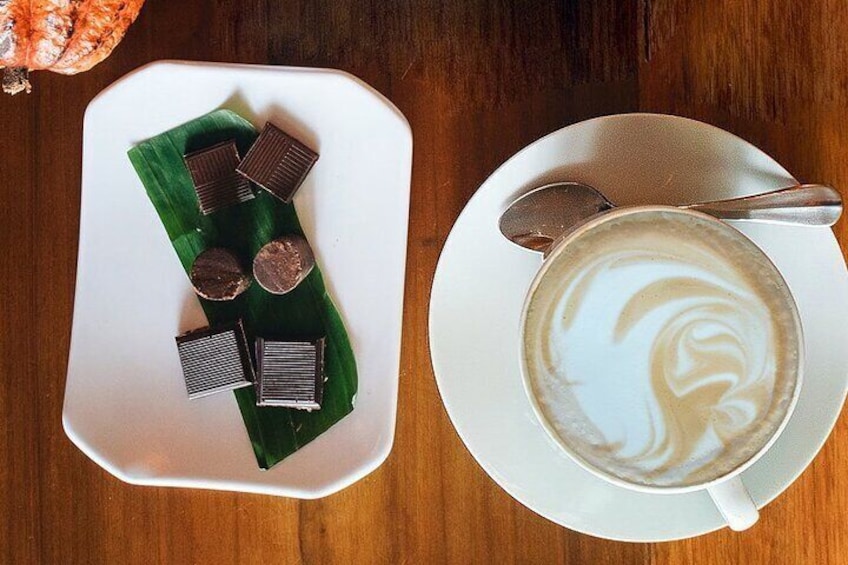 Costa Rican Chocolate Tasting with a Coffee or Hot Chocolate