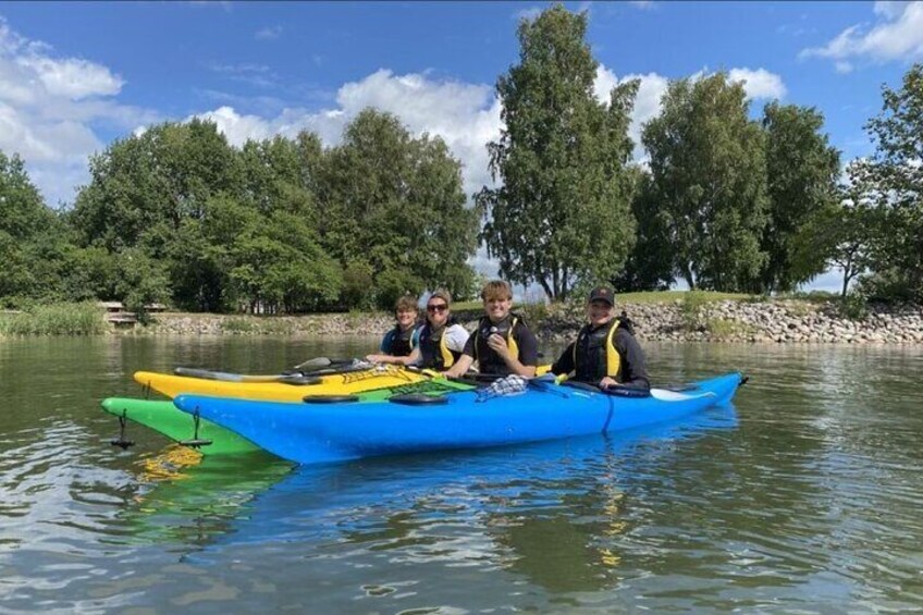 Helsinki City Kayak is suitable for families!