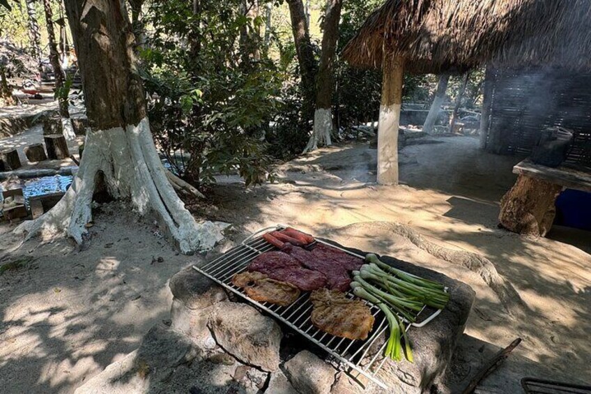 Private Full Day Tour to Nuevo Ixtlan Hot Springs with BBQ