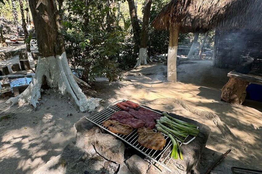 Private Full Day Tour to Nuevo Ixtlan Hot Springs with BBQ